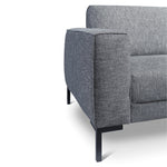 Nowoczesny narożnik BALANCE na wysokich metalowych nóżkach