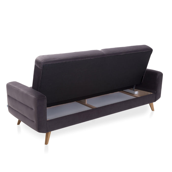 Wersalka HANDY rozkładany z pojemnikiem na nóżkach