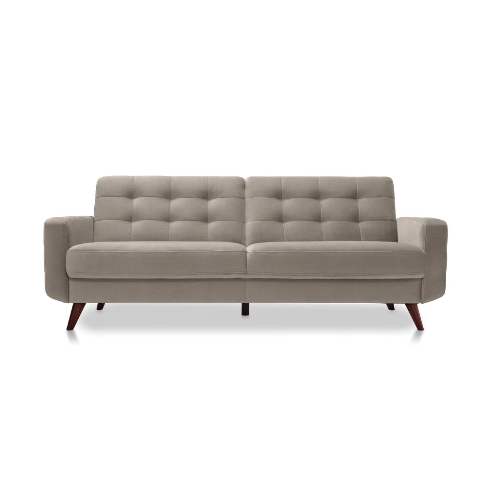 HANDY corner sofa, extendable with a container on legs 