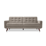 HANDY corner sofa, extendable with a container on legs 