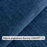 Sofa BELLA 3 osobowa z funkcją spania stelaż włoski z materacem 160 cm i pojemnikiem