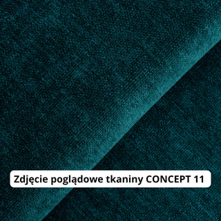 Sofa BELLA 3 osobowa z funkcją spania stelaż włoski z materacem 160 cm i pojemnikiem