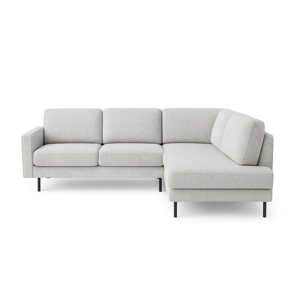 Nowoczesny narożnik DIVA z funkcją spania i pojemnikiem na pościel