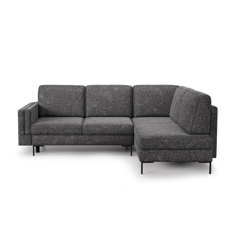 Nowoczesny narożnik DIVA z funkcją spania i pojemnikiem na pościel