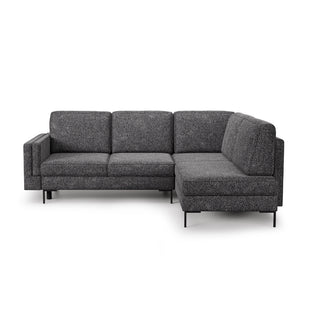 Nowoczesny narożnik DIVA z funkcją spania i pojemnikiem na pościel