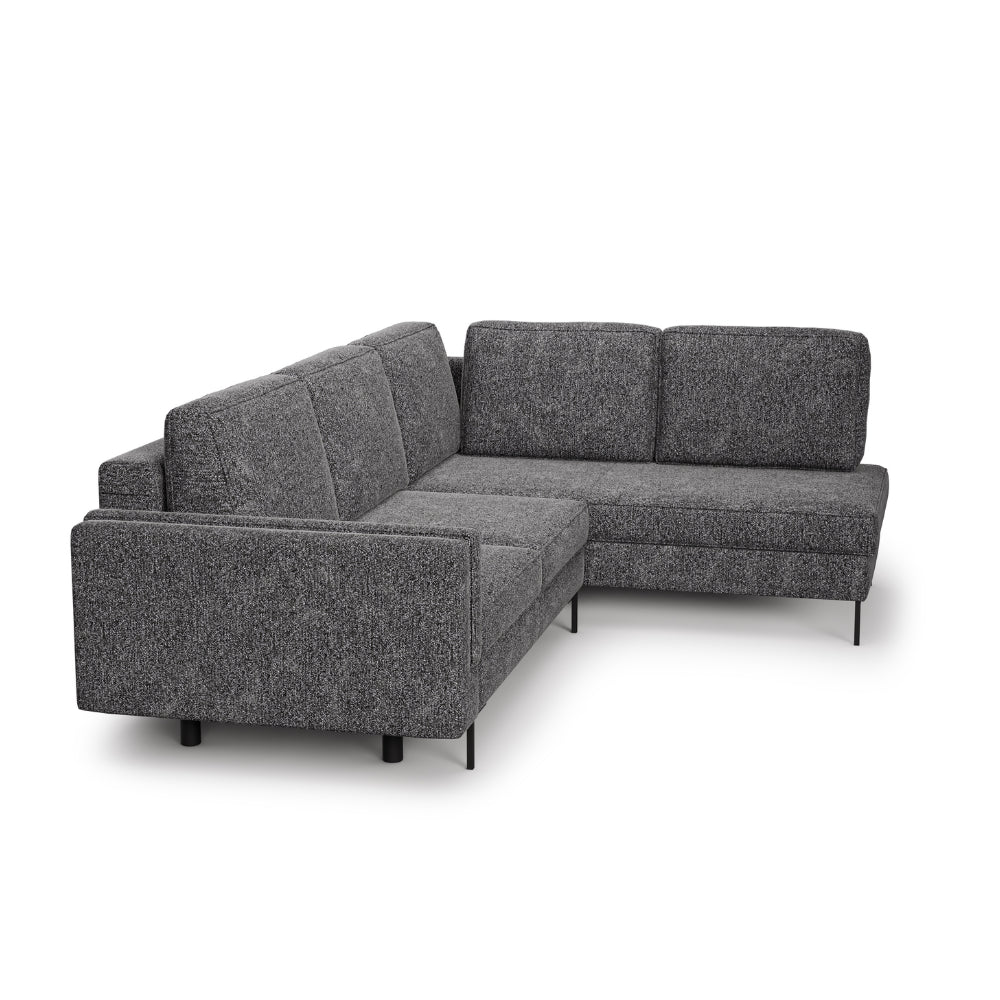 Nowoczesny narożnik DIVA z funkcją spania i pojemnikiem na pościel