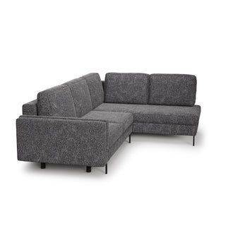 Nowoczesny narożnik DIVA z funkcją spania i pojemnikiem na pościel