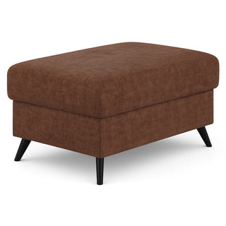 Pufa COMFY ze skrzynką po siedziskiem na metalowych nóżkach