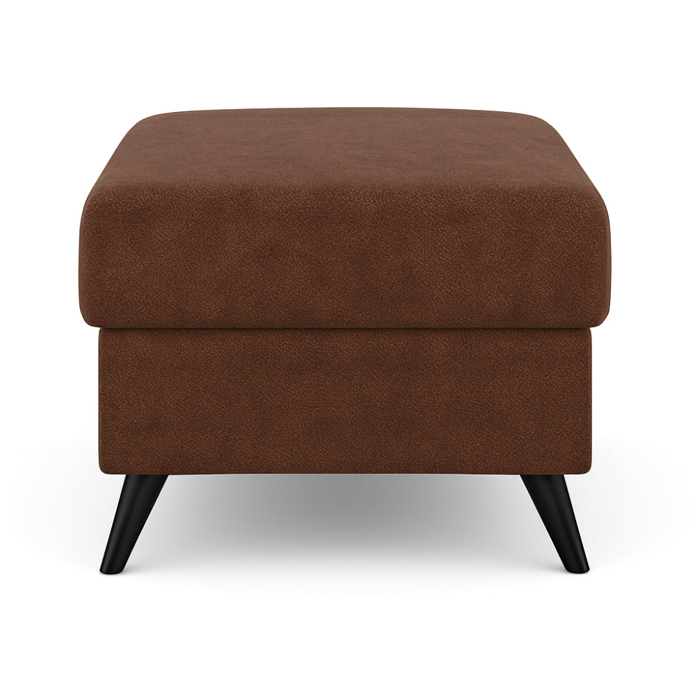 Pufa COMFY ze skrzynką po siedziskiem na metalowych nóżkach