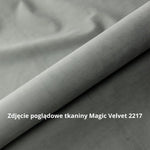 Sofa EMA 2,5 osobowa z funkcją spania codziennego stelaż włoski z materacem 140 cm i pojemnikiem na pościel