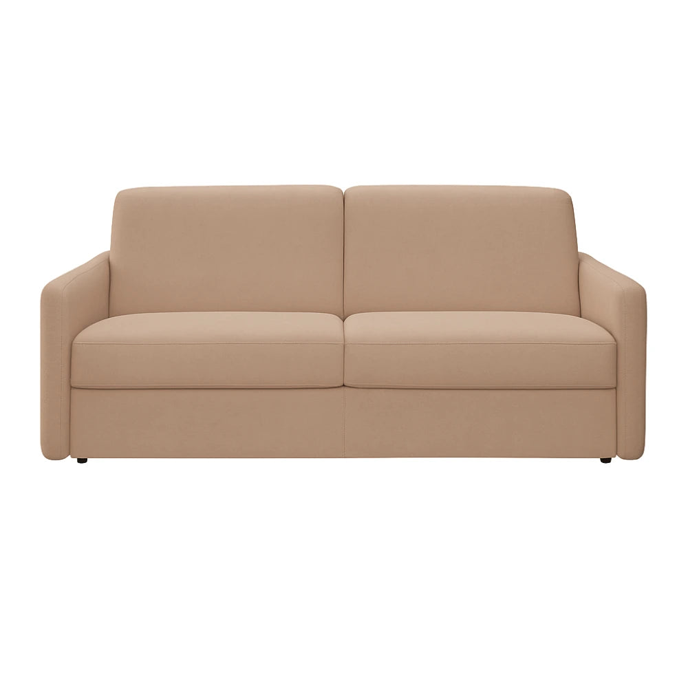 Sofa EMA 2,5 osobowa z funkcją spania codziennego stelaż włoski z materacem 140 cm i pojemnikiem na pościel