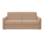 Sofa EMA 2,5 osobowa z funkcją spania codziennego stelaż włoski z materacem 140 cm i pojemnikiem na pościel