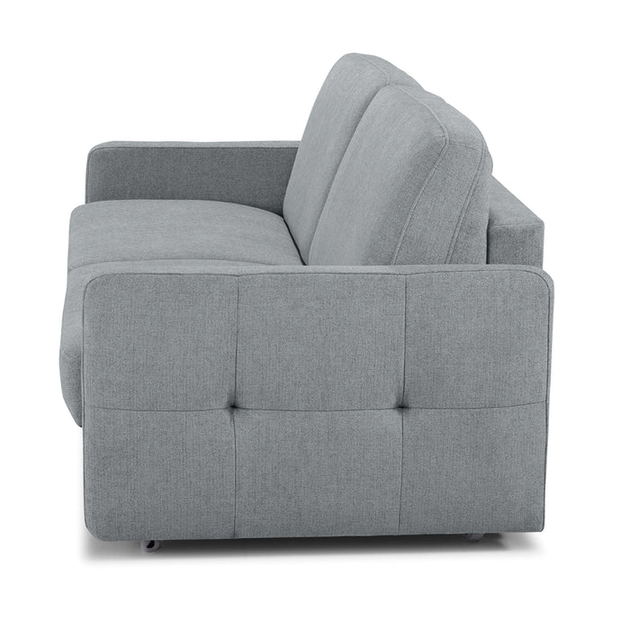 Sofa EMA 2 osobowa z funkcją spania codziennego stelaż włoski z materacem 120 cm