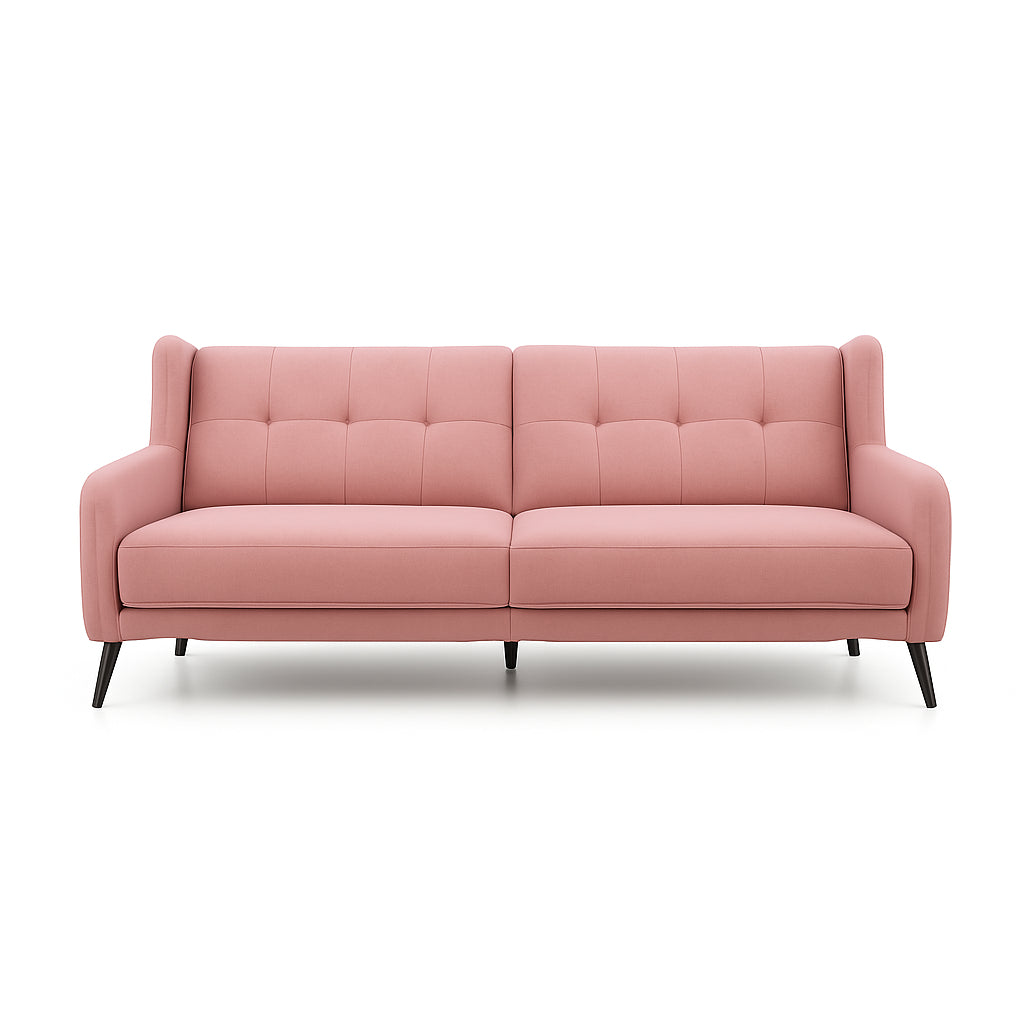 Wersalka FLOPP rozkładana z pojemnikiem na drewnianych nóżkach