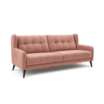 Wersalka FLOPP rozkładana z pojemnikiem na drewnianych nóżkach