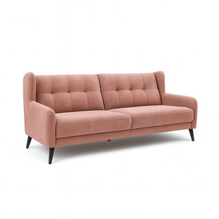 Wersalka FLOPP rozkładana z pojemnikiem na drewnianych nóżkach