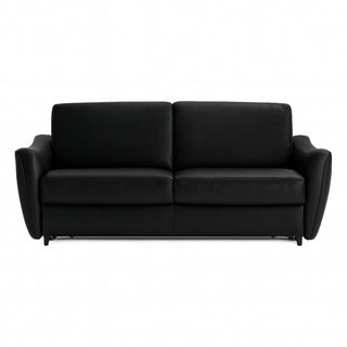 Sofa FLOSSY 3 osobowa z funkcją spania codziennego typu stelaż włoski z materacem 160 cm i pojemnikiem