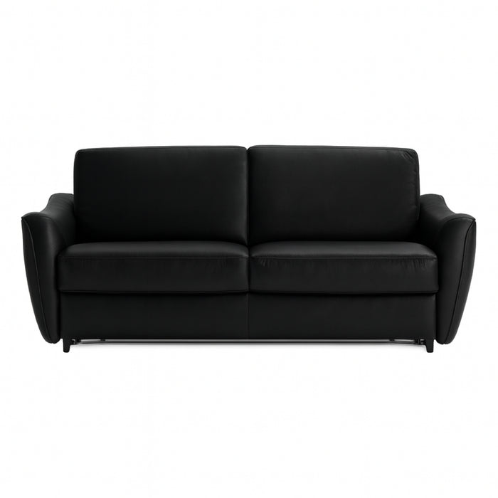 Sofa FLOSSY 3 osobowa z funkcją spania codziennego typu stelaż włoski z materacem 160 cm