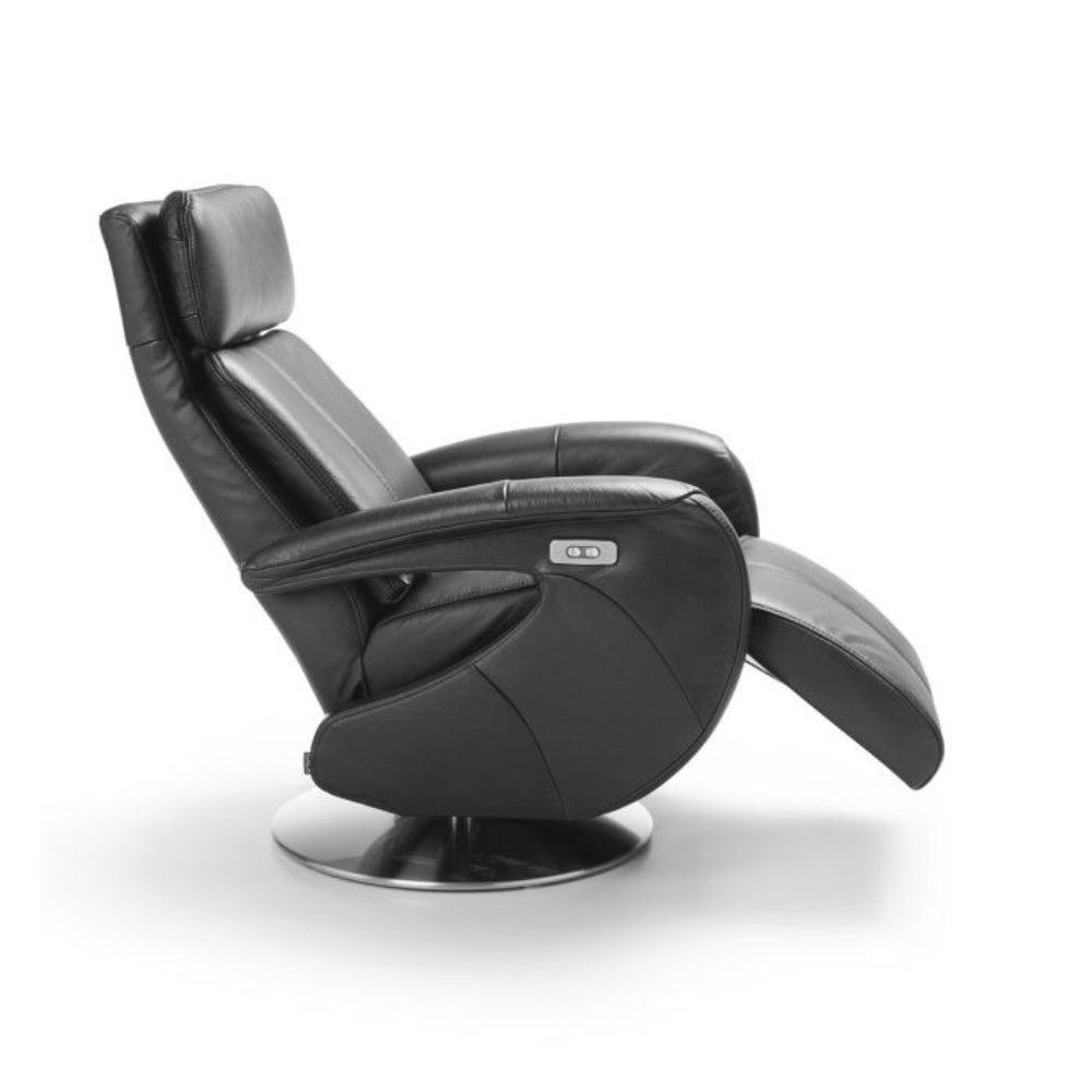 Nowoczesny fotel FRIDA z funkcją relaksu rozkładany elektrycznie dwa silniki