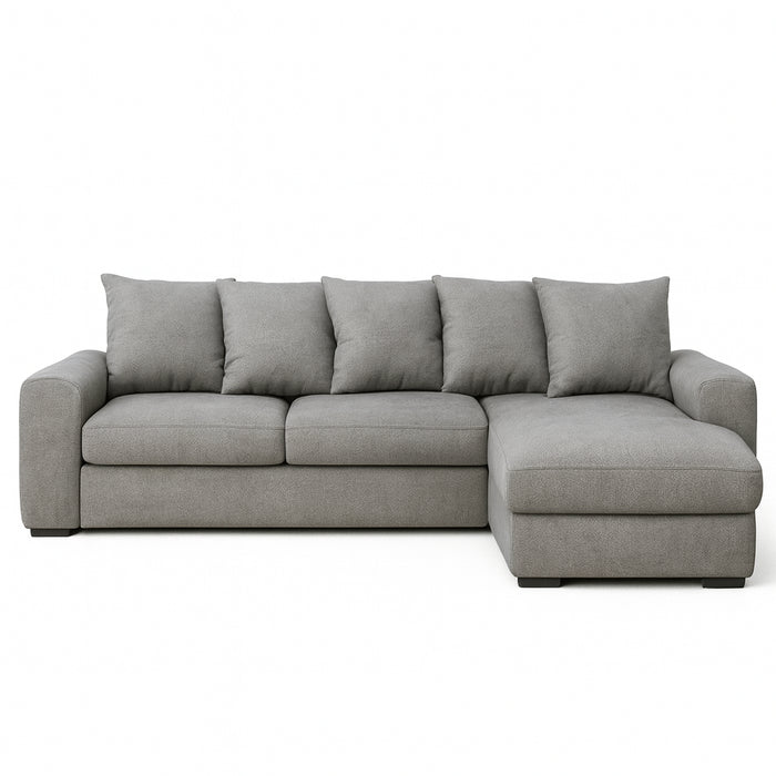 Narożnik GAME z funkcją spania, pojemnikiem na pościel i zestaw poduszek