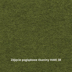 Wersalka SAMSO rozkładana z pojemnikiem na drewnianych nóżkach