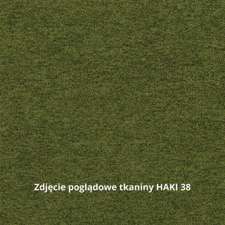 Wersalka SAMSO rozkładana z pojemnikiem na drewnianych nóżkach