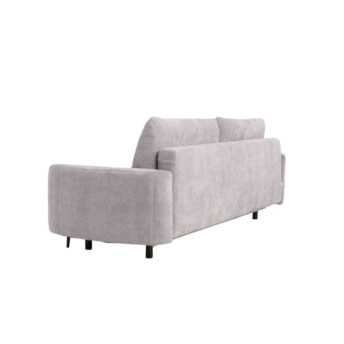 Sofa HUG z funkcją spania i pojemnikiem na pościel na wysokich nóżkach