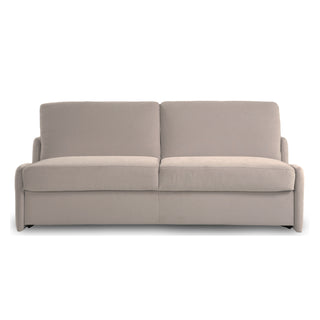 Sofa KIRA bez boków z funkcją spania codziennego stelaż włoski z materacem 160 cm i pojemnikiem