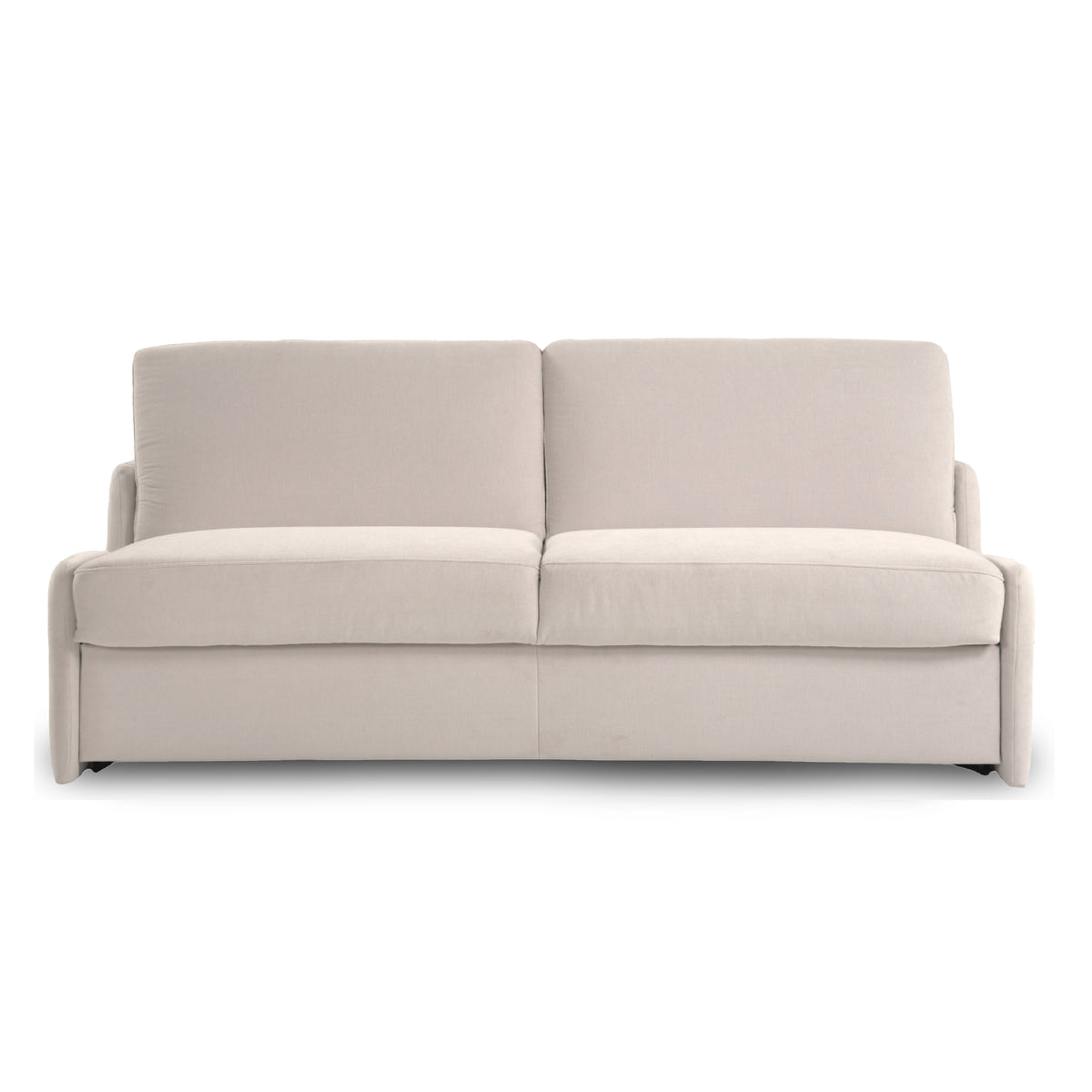 Sofa KIRA bez boków z funkcją spania codziennego stelaż włoski z materacem 160 cm