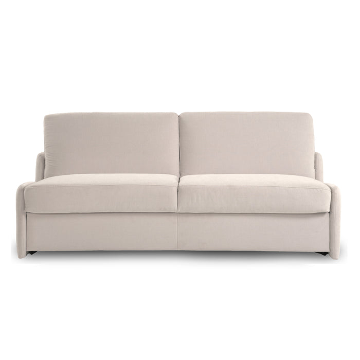 Sofa KIRA bez boków z funkcją spania codziennego stelaż włoski z materacem 160 cm