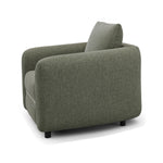 Fotel LUSH wypoczynkowy obły z podłokietnikami