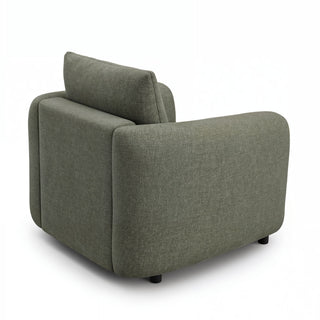 Fotel LUSH wypoczynkowy obły z podłokietnikami