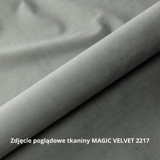 Narożnik EMA z funkcją spania codziennego stelaż włoski PRO z materacem 160cm i pojemnikiem na pościel