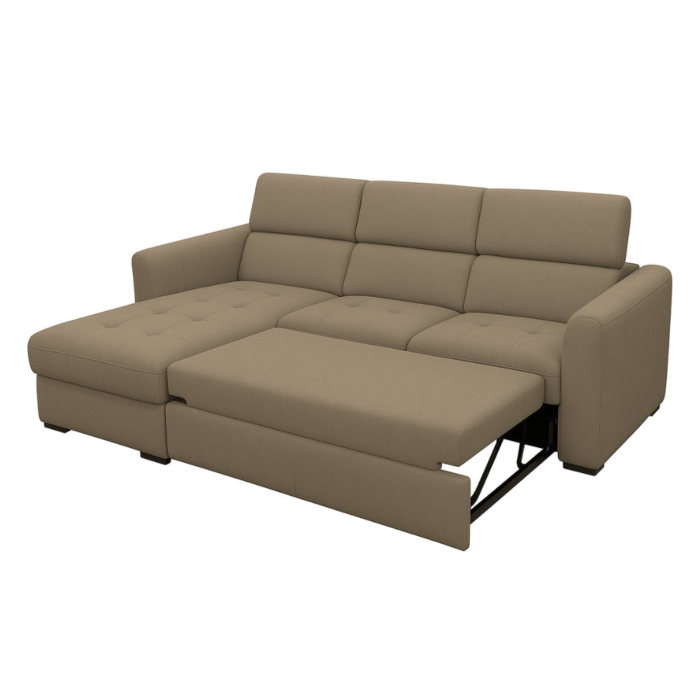 Narożnik MASSIMO rozkładany z pojemnikiem i ruchomymi zagłówkami