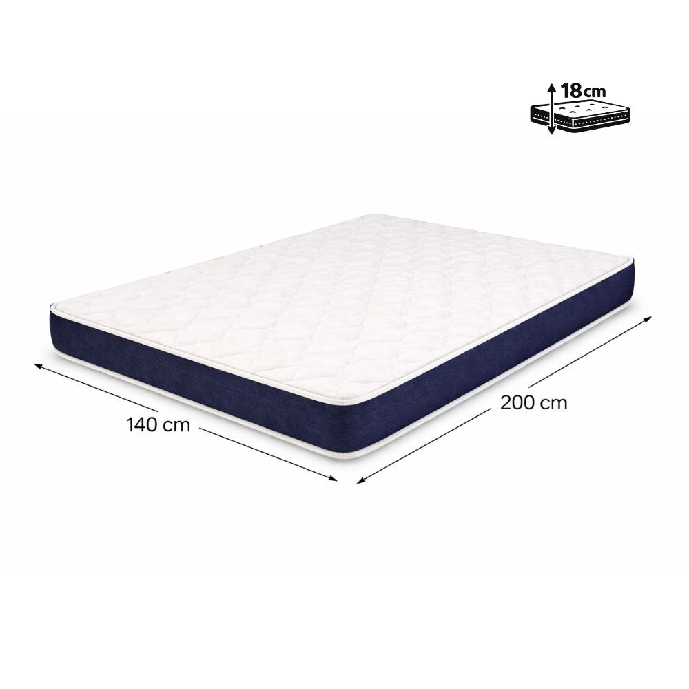 Materac BASIC 140 x 198 cm, grubość 18 cm | zamienny do stelaża włoskiego