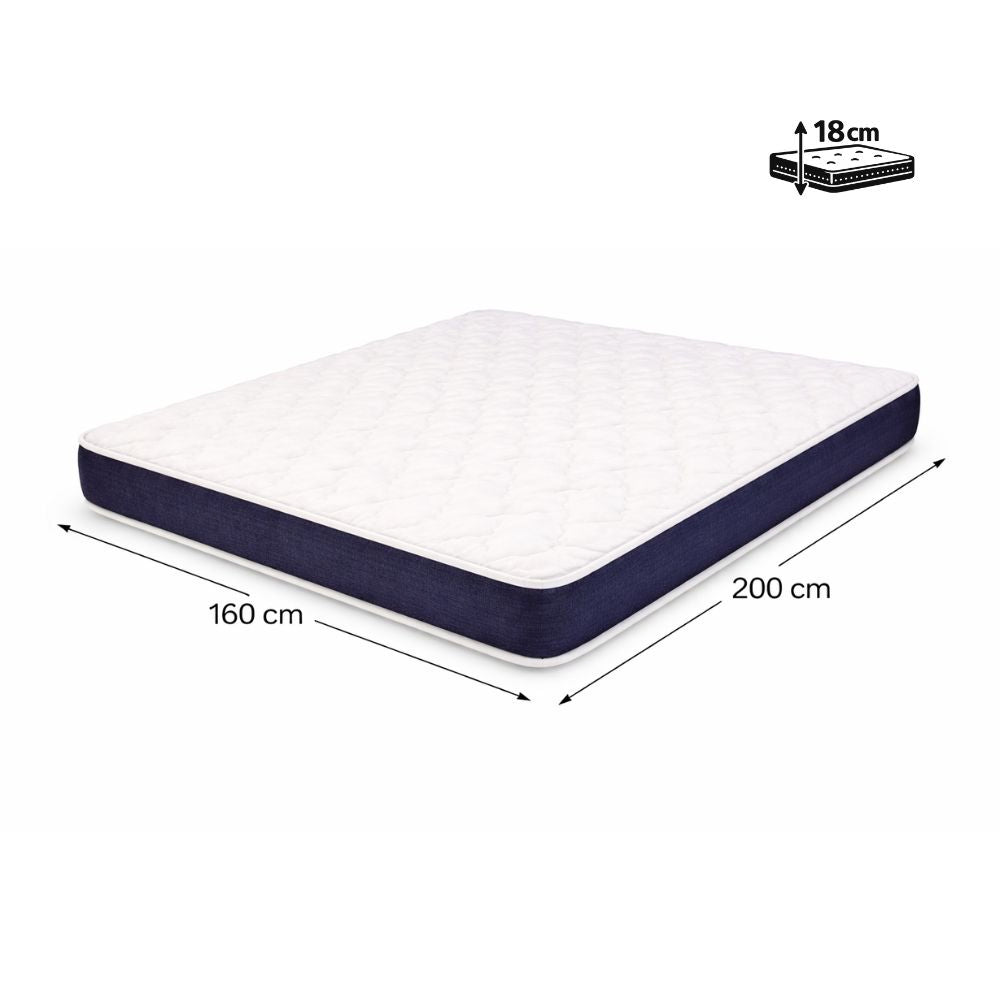 Materac BASIC 160 x 198 cm, grubość 18 cm | zamienny do stelaża włoskiego