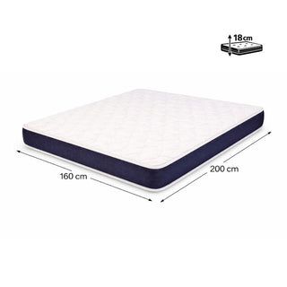 Materac BASIC 160 x 198 cm, grubość 18 cm | zamienny do stelaża włoskiego