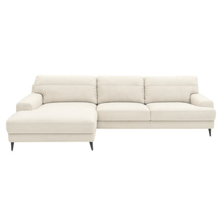 Nowoczesny narożnik MONDAY na metalowych nóżkach