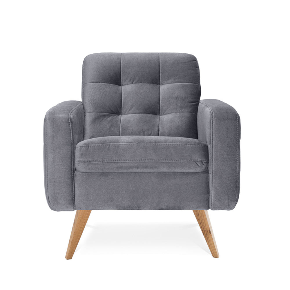 Fotel NAPPA wypoczynkowy z drewnianymi nóżkami