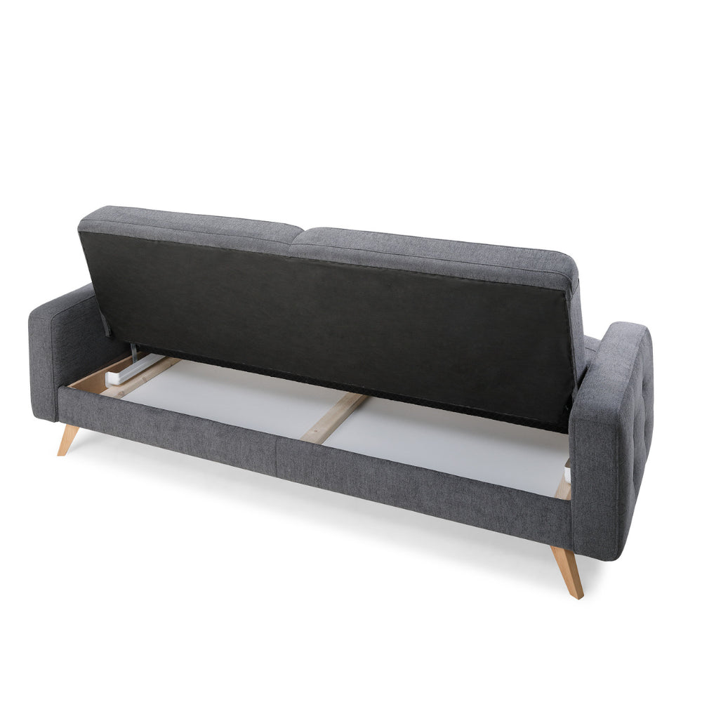 Sofa NAPPA trzyosobowa rozkładana z pojemnikiem na pościel