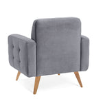 Fotel NAPPA wypoczynkowy z drewnianymi nóżkami