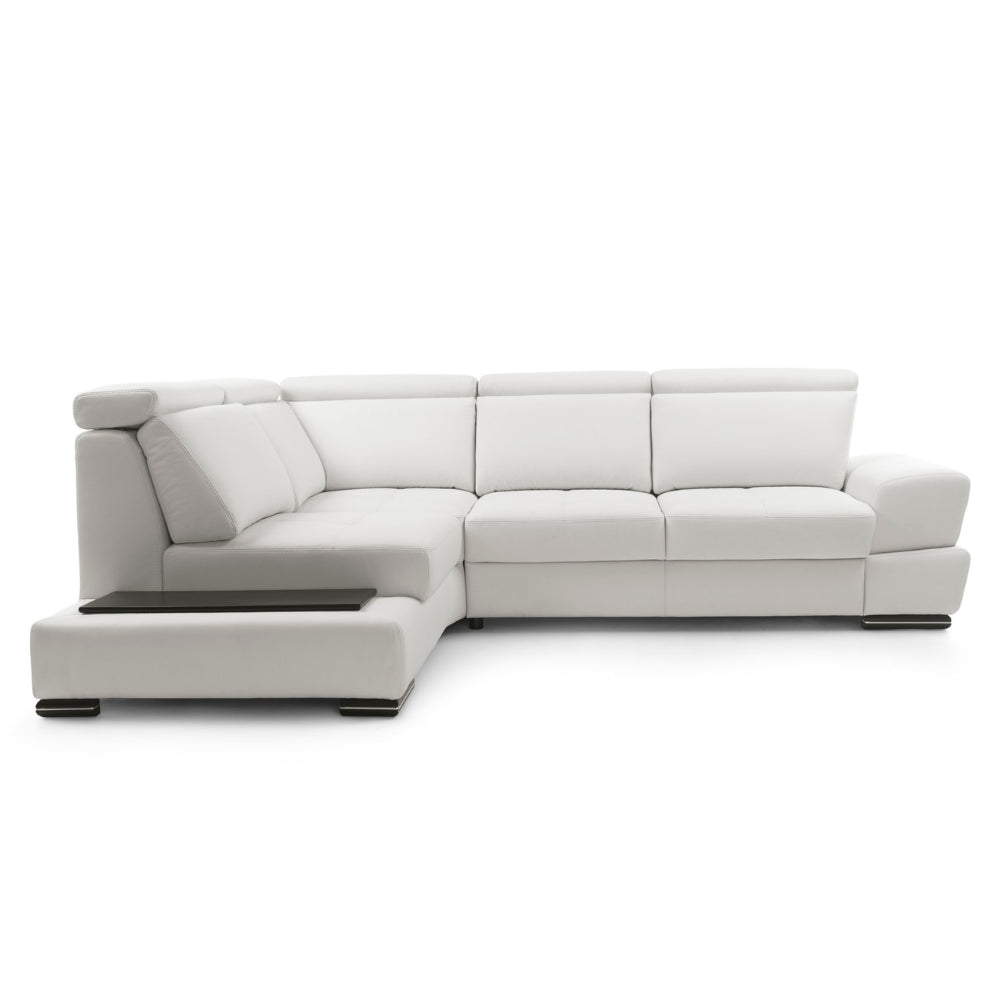 Narożnik CAPRI z otomaną i funkcją spania oraz ruchomymi zagłówkami