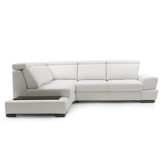 Narożnik CAPRI z otomaną i funkcją spania oraz ruchomymi zagłówkami