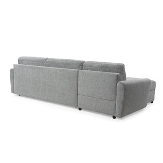 Narożnik DOLLY z funkcją spania codziennego stelaż włoski z materacem 120 cm i pojemnikiem na pościel lewostronny