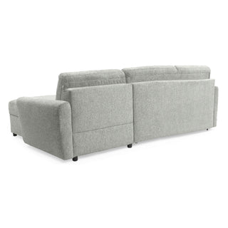 Narożnik DOLLY z funkcją spania codziennego stelaż włoski z materacem 140 cm i pojemnikiem na pościel prawostronny