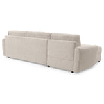 Narożnik DOLLY z funkcją spania codziennego stelaż włoski z materacem 160 cm i pojemnikiem na pościel lewostronny