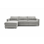 EMA corner sofa with daily sleeping function, Italian STANDARD frame with a 160 cm mattress and a bedding container