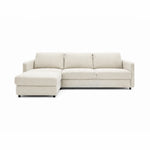 Narożnik EMA z funkcją spania codziennego stelaż włoski PRO z materacem 160cm i pojemnikiem na pościel