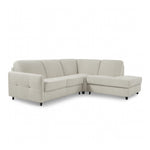 Narożnik EMA z otomaną rozkładany stelaż włoski z materacem 120 cm i pojemnikiem na pościel