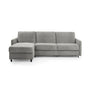 EMA corner sofa with daily sleeping function Italian frame 120 cm mattress and bedding container